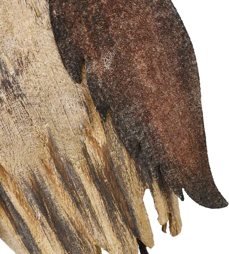 Vista 7 de K KILIPES Decoraciones rústicas de búho para el hogar, estatuas decorativas de madera de búho, adornos de mesa, esculturas coleccionables