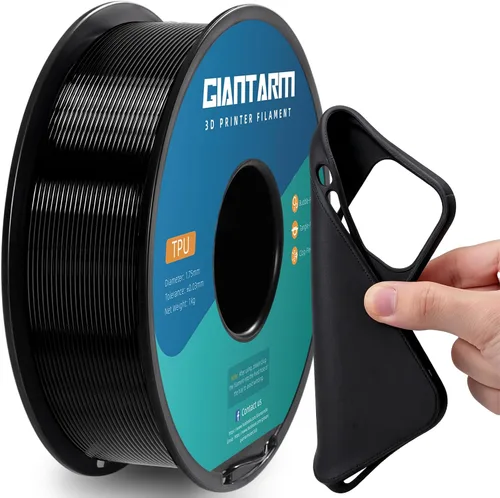 Vista 8 de GIANTARM Filamento de ácido poliláctico (PLA) para impresora 3D, carrete de 2.2 lbs, 0.07 in +/-0.001 in, 1080 pies por rollo, embalaje al vacío