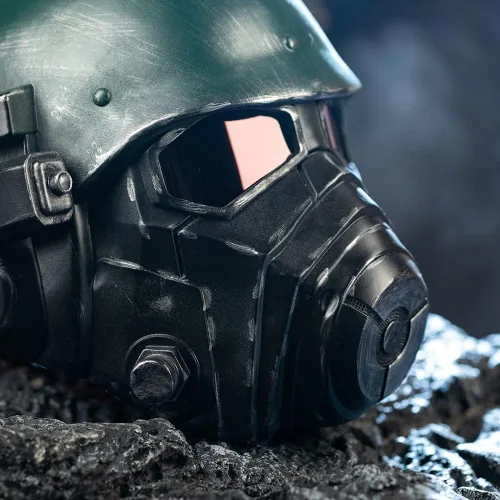 Vista 3 de xcoser Casco de Veteran Ranger de resina, máscara de caída para Halloween, cosplay, accesorio de disfraz