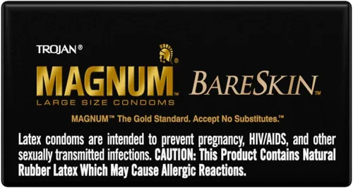 Vista 11 de Trojan Magnum Bareskin - Condones de tamaño grande, 10