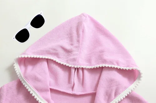 Vista 3 de LUCKYGAL Pareo de natación para niñas con cierre de cremallera para traje de baño con gafas de sol