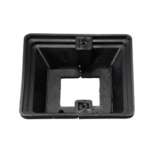 Vista 5 de uxcell Falda para poste, 4 piezas de 1.024 x 1.024 in/1.02 x 1.02 pulgadas, cubierta de base de poste de estilo dividido, falda para valla