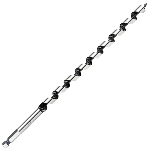 Vista 30 de Broca de taladro de 1-1/2 pulgadas x 9 pulgadas para madera, vástago hexagonal de 1-1/2 pulgadas, broca larga para madera suave y dura, plástico