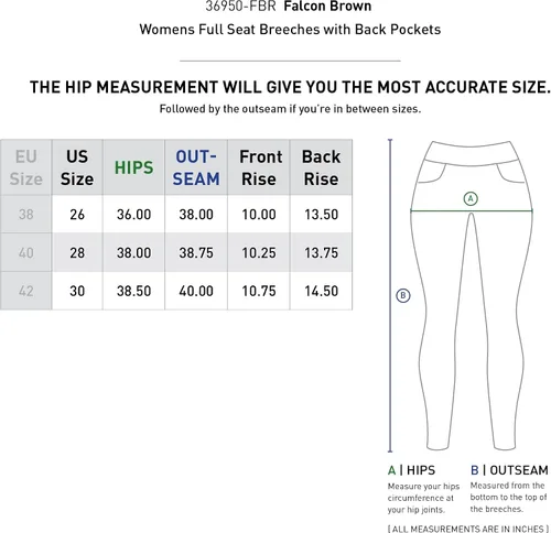 Vista 3 de HORZE Pantalones de asiento completo para mujer con bolsillos traseros