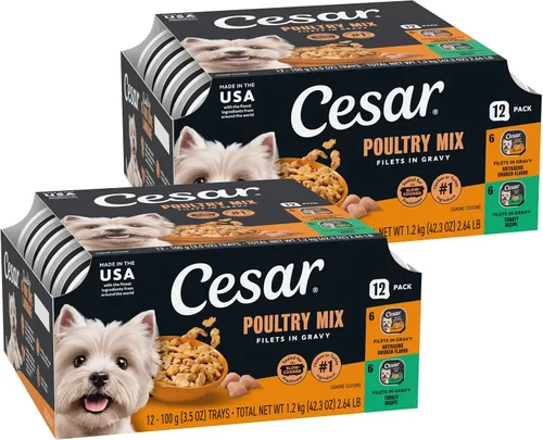 Vista 16 de Cesar Gourmet - Comida húmeda para perros, paquete de 12