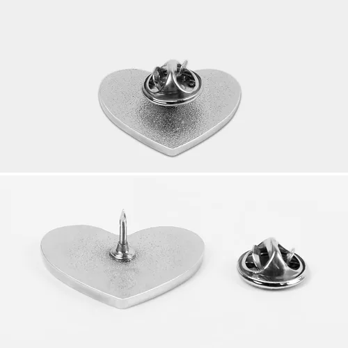Vista 6 de Pitbull - Broche con forma de corazón para decoración de vestido, suéter, bufanda