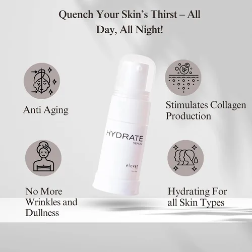 Vista 2 de ELEVENSKIN - Suero hidratante en crema - Suero hidratante para la cara - Suero facial antienvejecimiento para mujeres - Suero hidratante de noche