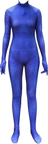 Vista 2 de Disfraz de superhéroe para mujer, conjunto completo de overol Zentai estilo 3D