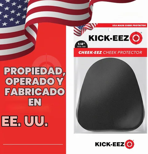 Vista 6 de KICK-EEZ Cheek-EEZ Protector de Mejilla Grueso Almohadilla de Retroceso y Apoyo para Escopeta o Rifle