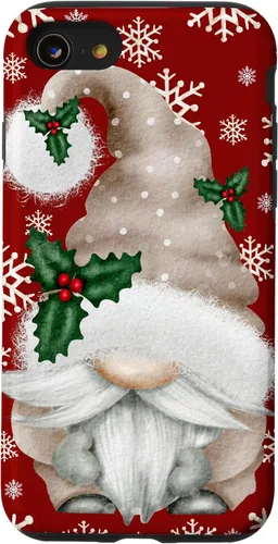 Vista 18 de Aesthetic Snowflake Cute Winter Gnome for Christmas Grandma Case for iPhone 17