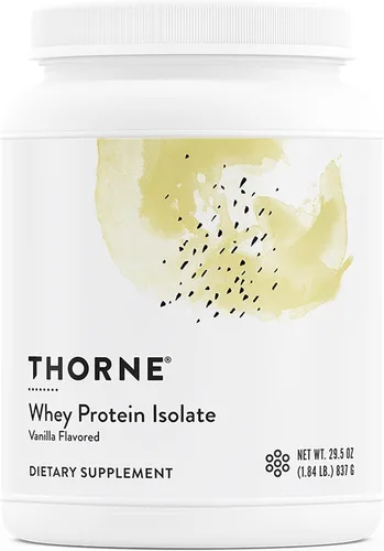 Vista 9 de THORNE - Proteína de suero aislada - 21 gramos de proteína de suero fácil de digerir en polvo - Certificado NSF para el deporte - Chocolate - 14.79