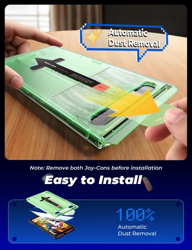 Vista 5 de MAGIC JOHN Protector de pantalla de protección ocular para Nintendo Switch 2 de 7.9 pulgadas 2025, antirreflejo, filtro de luz azul, transparente