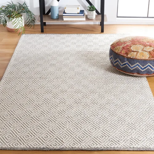 Vista 18 de SAFAVIEH Colección Natura - Alfombra decorativa de 2 x 3 pies, azul, lana hecha a mano, ideal para áreas de alto tráfico en entrada, sala de estar