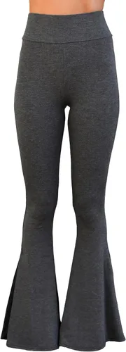 Vista 21 de Daisy Del Sol - Pantalones de yoga cómodos y elásticos de cintura alta, estilo boho de los 70 con parte inferior acampanada Baya