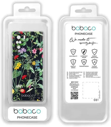 Vista 2 de BABACO ERT Group Mobile Phone case for Xiaomi MI 11i/ REDMI K40/K40 PRO/Poco F3/ F3 PRO Original and Officially Licensed Pattern Flowers 041 adapted