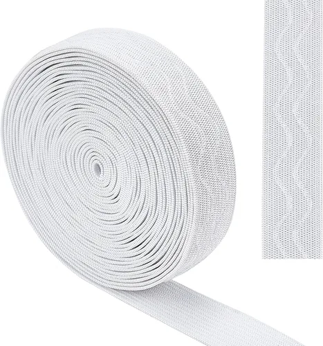 Vista 8 de GORGECRAFT Cinta elástica de silicona antideslizante de 5 yardas de 1 pulgada de ancho, banda de agarre elástica de goma, correas elásticas