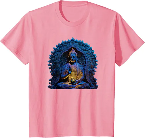 Vista 89 de Estatua de Buda Yoga Budismo Zen Buddhism Meditation T-Shirt Negro