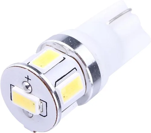 Vista 8 de Unidades Alla Lighting T10 Wedge 194 168 2825 W5W CANBU focos de luz LED sin errores, blanco brillante, alta potencia 5730 -SMD., Blanco