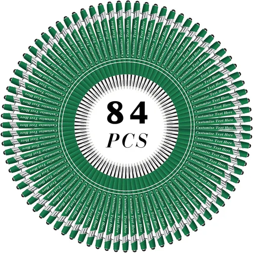 Vista 36 de Bolígrafos personalizados a granel con punta de lápiz capacitivo, 12 bolígrafos personalizados con logotipo de mensaje con nombre, bolígrafos