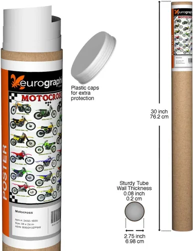 Vista 2 de Póster de motocross de 36 x 24 pulgadas por EuroGraphics 2450-1020