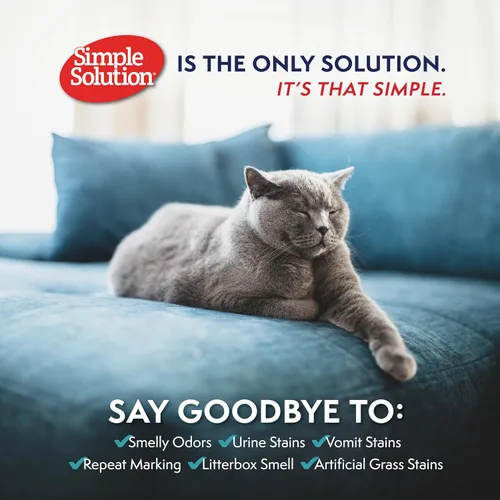 Vista 4 de Simple Solution Extreme - Quitamanchas para gatos, eliminador de olores, 32