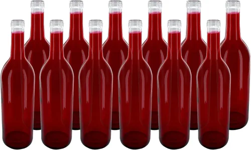 Vista 5 de Home Brew Ohio Botellas verdes de 25.4 fl oz Burdeos Caja de 12