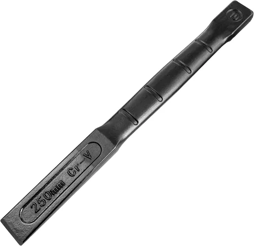 Vista 11 de WEDO Cincel plano, grado industrial, tamaño 8 pulgadas, longitud 7.874 in, acero CR-V, forjado a presión, tratamiento térmico, pulido negro