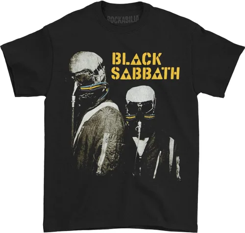 Vista 3 de Black Sabbath Never Say Die Gas Mask T-Shirt