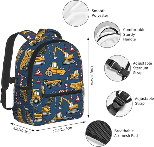 Vista 5 de YSBKN Mini mochila escolar de 12 pulgadas para niños y niñas, Multicolor7, Mochilas Daypack
