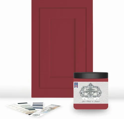 Vista 30 de Pintura TODO EN UNO, Abbey (gris cálido), Muestra de 8oz - Pintura duradera para gabinetes y muebles. Imprimación y capa superior incorporadas,