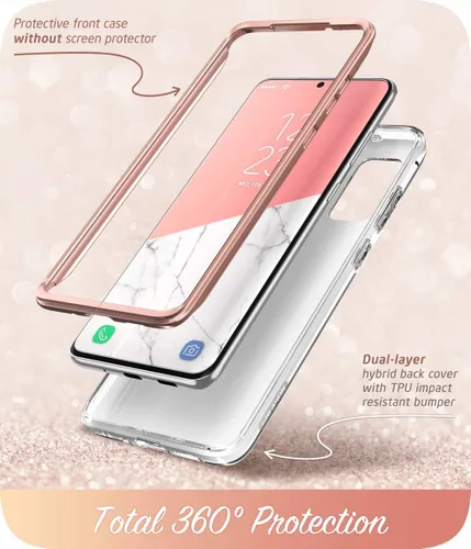 Vista 2 de i-Blason Serie Cosmo - Funda para Samsung Galaxy S20+ Plus 5G (versión 2020), elegante funda protectora con purpurina sin protector de pantalla