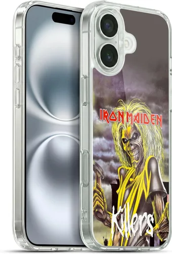 Vista 63 de Head Case Designs Funda de gel suave con licencia oficial de Iron Maiden Brave New World, compatible con Apple iPhone 7 Plus/iPhone 8 Plus Nuevo