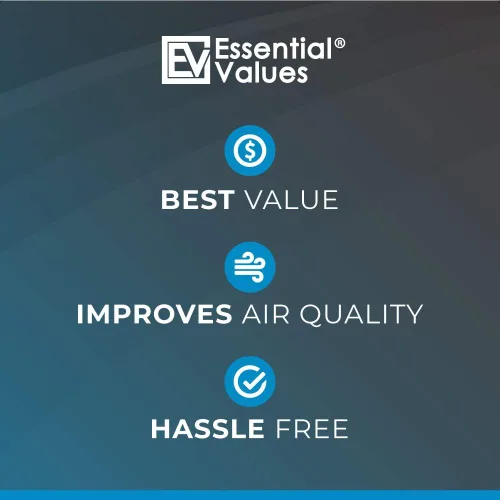 Vista 5 de Essential Values Paquete de 6 filtros compatibles con ventilación de secadora Bettervent para interiores, fabricados en Estados Unidos, eficiencia