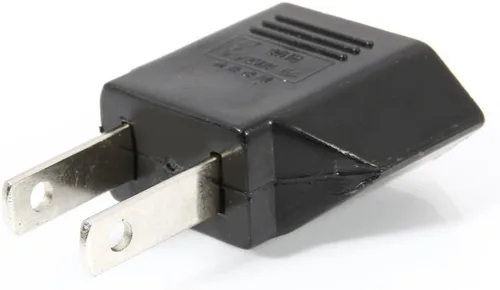 Vista 4 de ANRANK E-U1009618AK Convertidor de adaptador de enchufe de alimentación de viaje de Europa a EE. UU Paquete de 2