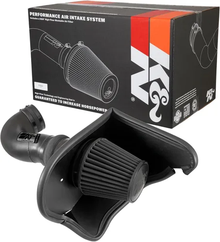 Vista 12 de K&N Sistema de admisión de aire frío: filtro de aire de alto flujo, aumento del rendimiento y aceleración: compatible con Chevrolet 2016-2020