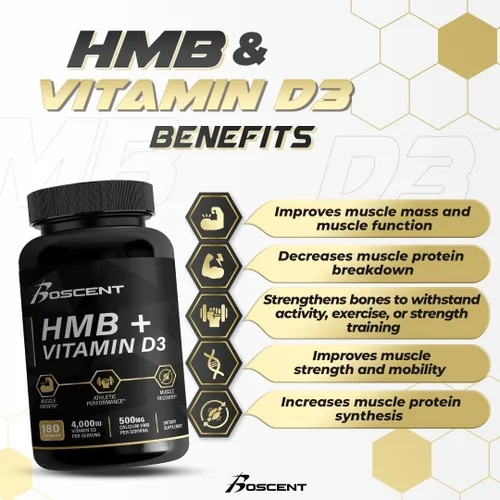 Vista 3 de Paquete de fuerza y energía HMB y Shilajit
