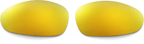 Vista 2 de Nueva walleva polarizadas Lentes de oro de 24K +, Color Morado Para Oakley Juliet