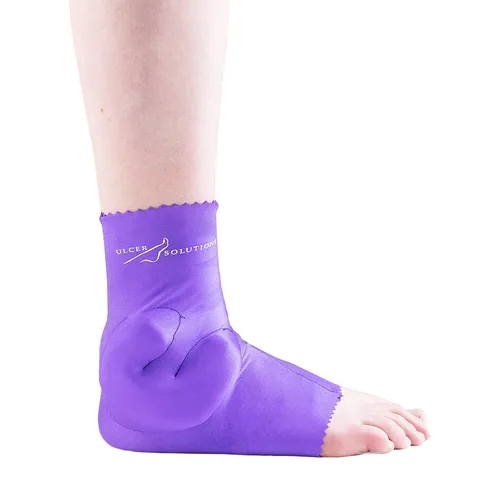 Vista 8 de Ulcer Solutions Tobillera – Protector de tobillo diseñado por un médico para úlceras por presión, cojín de descarga para úlceras por presión