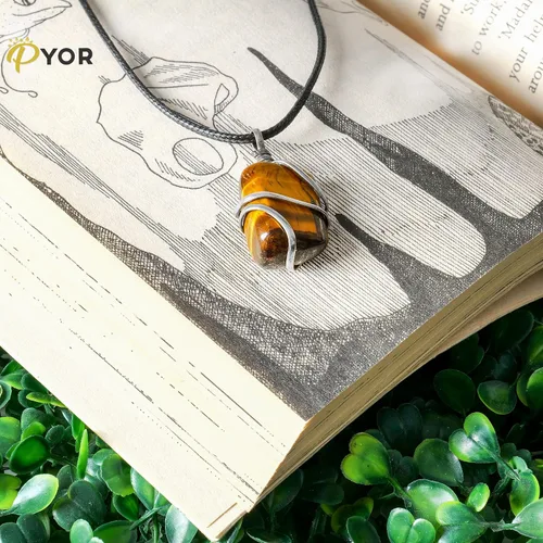 Vista 36 de PYOR Collar con colgante curativo de Reiki de cristal, gemas de buena suerte, prosperidad, riqueza, piedras preciosas naturales, collares de buena