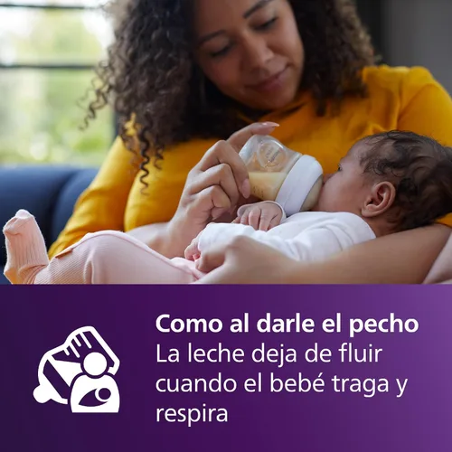 Vista 3 de Philips Avent SCD838/04 - Set de regalo para bebé azul con biberón natural con tetina de respuesta natural y Snuggle
