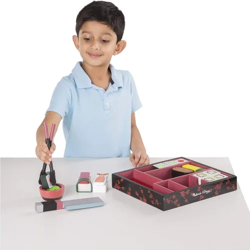 Vista 3 de melissa & doug juego de sushi de madera , Versión estándar, Multicolor