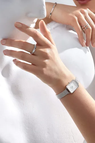 Vista 7 de Daniel Wellington Quadro Watch Silver Stainless Steel (316L)