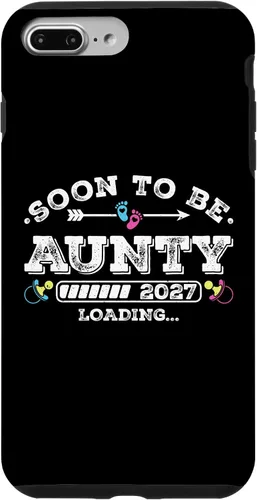 Vista 12 de Soon to Be Aunty 2027 Loading for Pregnancy Announcement Case for iPhone 17