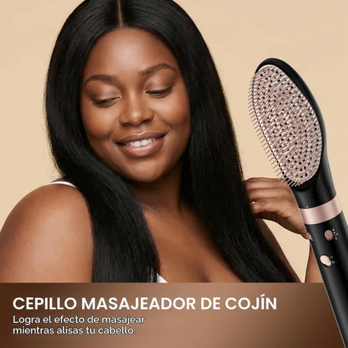 Vista 7 de [Usado] MESCOMB Cepillo secador de pelo de doble voltaje, envoltura 5 en 1 con rizadores de envoltura automática, secado rápido, alisado