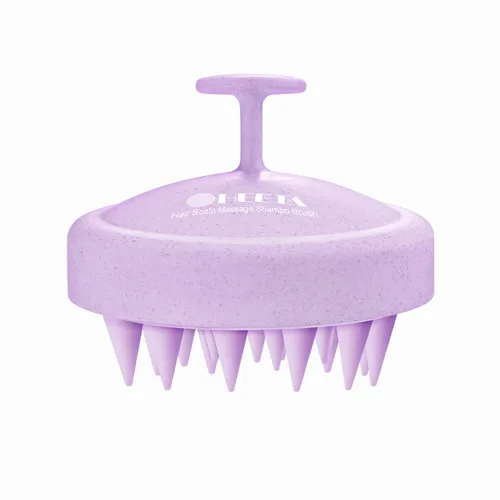 Vista 2 de HEETA Masajeador de cuero cabelludo para el crecimiento del cabello, cerdas de silicona suaves para eliminar la caspa y aliviar la picazón