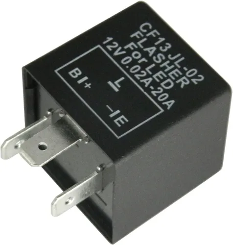 Vista 2 de x xotic tech 1 relé electrónico LED intermitente CF12 de 12 V y 2 pines para instalar bombillas LED de señal de giro LED con problemas de hiperflash