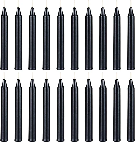 Vista 40 de Mega Candles Mini vela de hechizo con carillón cónico, 20 unidades, 4 x 1/2 Surtido