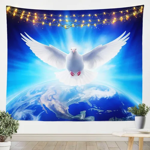 Vista 42 de Tapiz de juegos para niños pequeños de 51 x 59 pulgadas, tapices de decoración de sala de juegos para adolescentes, consola de juegos para niños