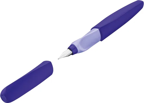 Vista 22 de Pelikan Pluma estilográfica Twist 946806 con 1 cartucho de tinta, punta media, color negro, en caja