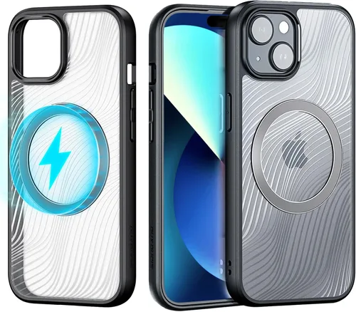 Vista 10 de Funda transparente de lujo para iPhone 14 Pro Max, funda para iPhone 14 Pro Max con purpurina de líneas fluidas para mujeres/hombres